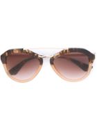 Prada Eyewear D Frame Sunglasses - Brown