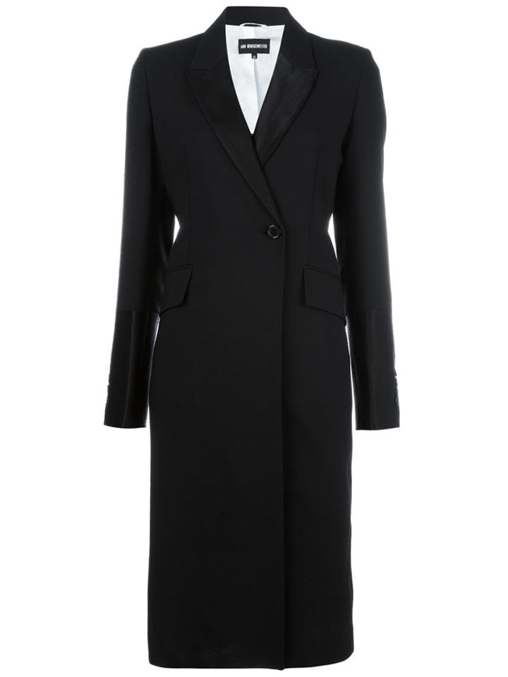 Ann Demeulemeester Boxy Overcoat - Black