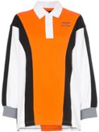 Converse X Koché Oversized Polo Shirt - 102 Orange Blue White
