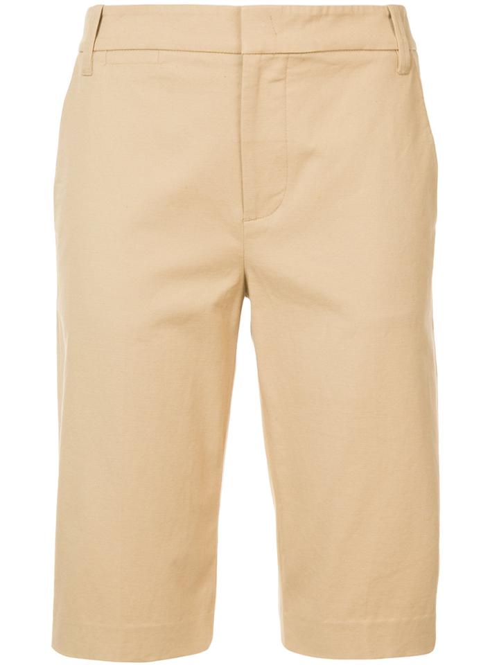 Vince Knee Length Shorts - Brown