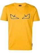 Fendi Bag Bug Eyes T-shirt - Yellow