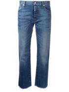Nili Lotan Cropped Jeans, Women's, Size: 26, Blue, Cotton/polyurethane