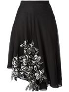 No21 Asymmetric Skirt - Black