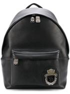 Billionaire Pebbled Backpack - Black