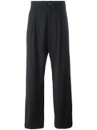 Odeur Oversized Pants, Adult Unisex, Size: Small, Black, Wool/lyocell