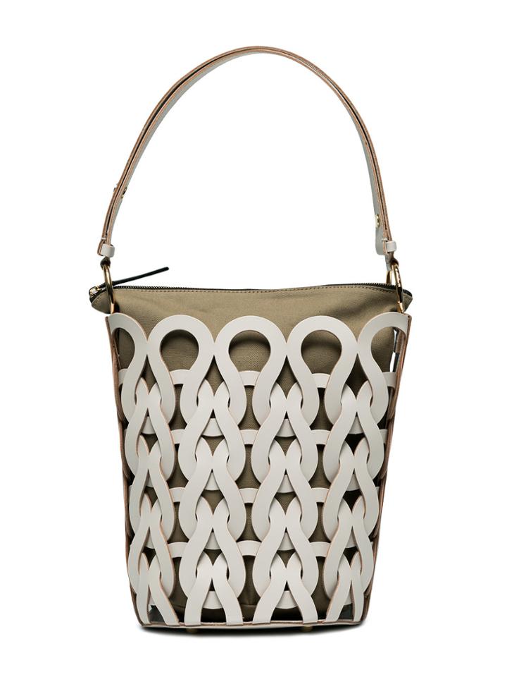Marni Weave Bucket Bag - Nude & Neutrals