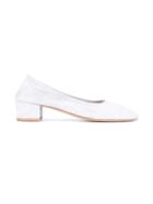 Maryam Nassir Zadeh White Roberta 40 Suede Pumps