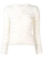 Philosophy Di Lorenzo Serafini Ruched Jumper - White