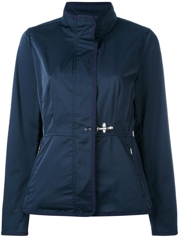 Fay - Virginia Jacket - Women - Cotton/polyester/viscose - S, Blue, Cotton/polyester/viscose