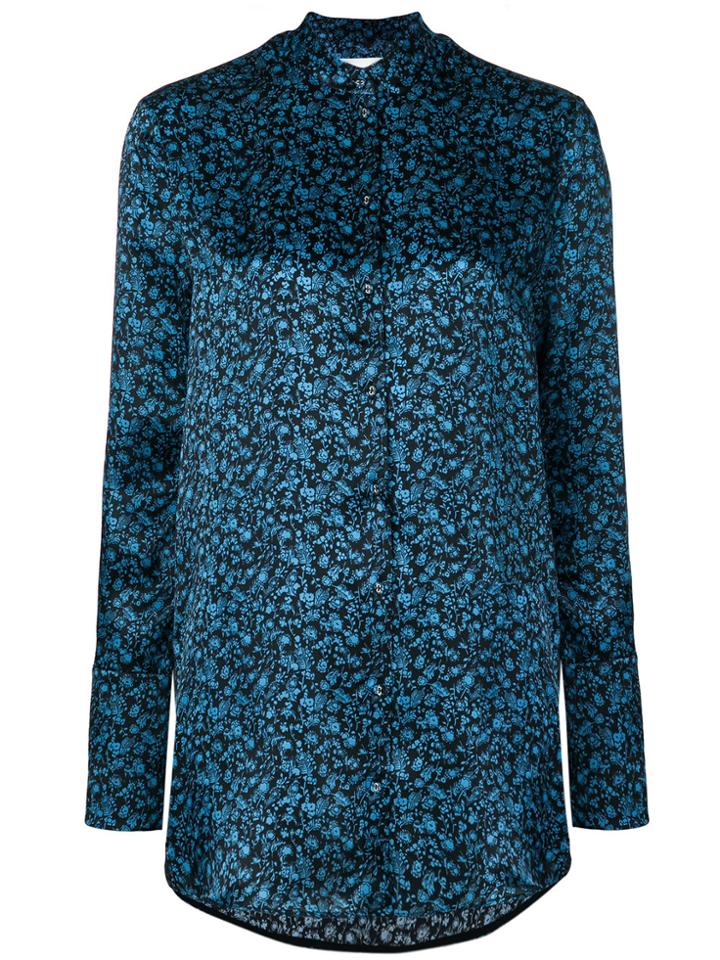 Victoria Victoria Beckham Dead Ditsy Floral Shirt - Blue