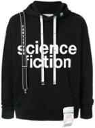 Maison Mihara Yasuhiro Science Fiction Print Hoodie - Black