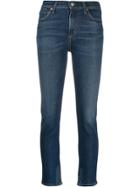 Citizens Of Humanity Frayed Hem Skinny Jeans - Blue