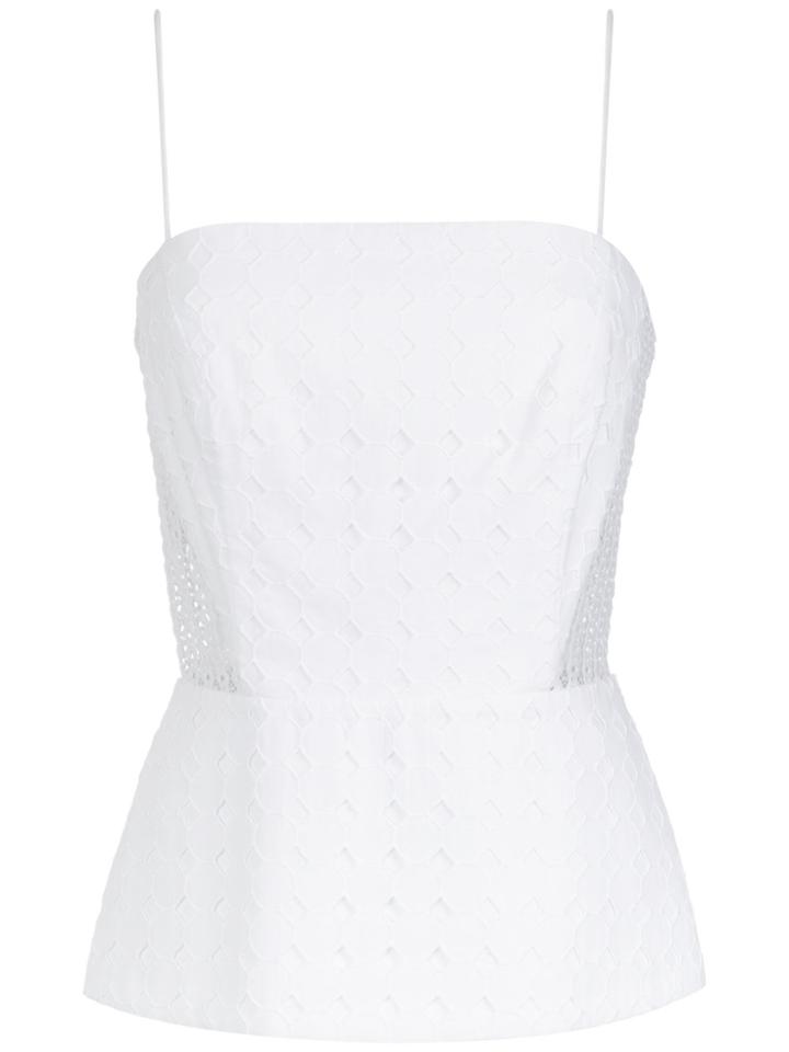 Giuliana Romanno Lace Top - White