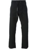 A Diciannoveventitre Drawstring Fastening Trousers, Men's, Size: 48, Black, Cotton
