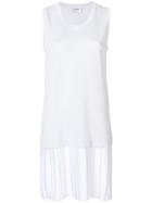 Dondup Layered Pleated Dress - White