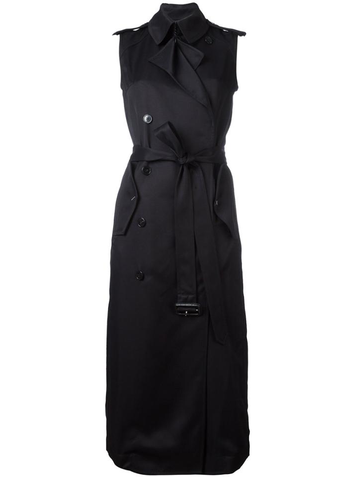 Victoria Beckham Fluid Trench Coat - Black