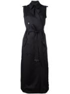 Victoria Beckham Fluid Trench Coat - Black