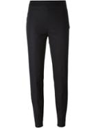 Moschino - Slim Fit Trousers - Women - Cotton/other Fibres - 40, Black, Cotton/other Fibres
