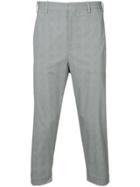 Neil Barrett Cropped Suit Trousers - Grey