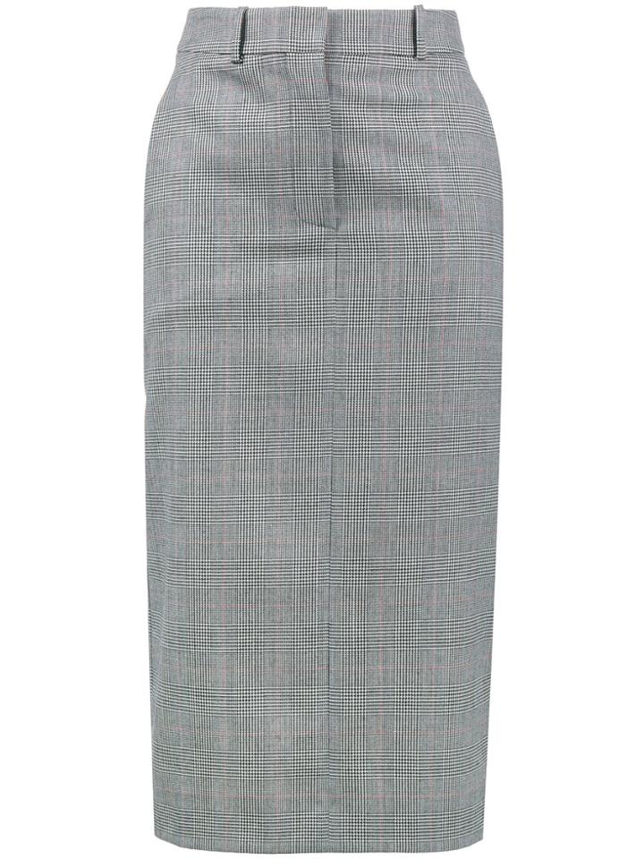 Calvin Klein 205w39nyc Check Mid-length Skirt - Grey