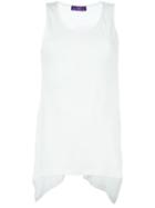 Y's High Low Hem Tank Top