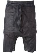 Isaac Sellam Experience - Track Shorts - Men - Calf Leather - S, Black, Calf Leather