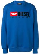 Diesel Logo Patch Sweatshirt - Blue