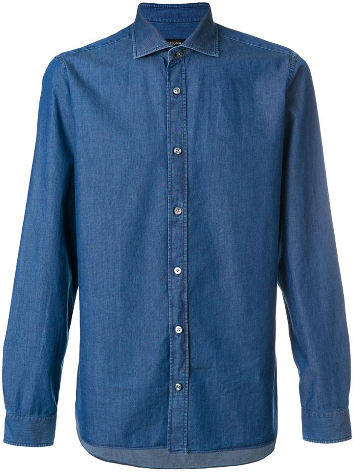 Z Zegna Denim Shirt - Blue