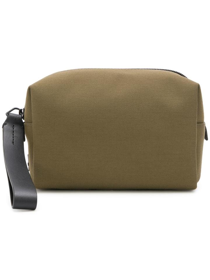 Troubadour Zipped Wash Bag - Green