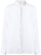 Transit Stitch Collar Detail Shirt - White