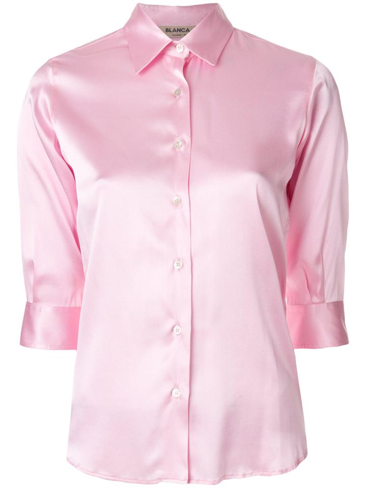Blanca Short Sleeve Shirt - Pink & Purple