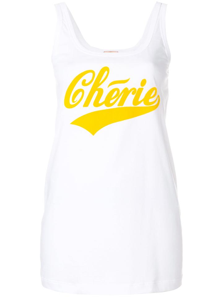 No21 Cherie Longline Vest - White
