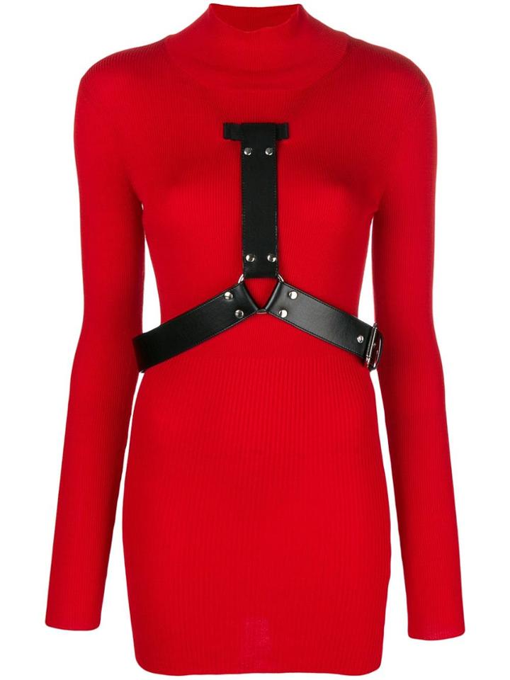 Alyx Bondage Detail Minidress - Red