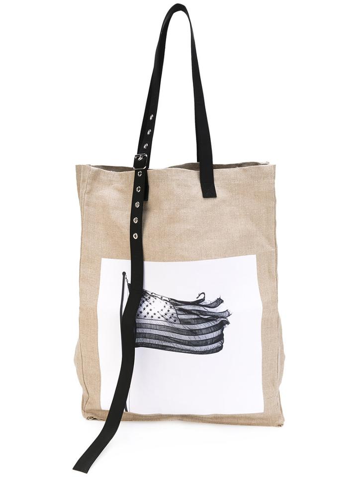 Raf Simons - Woven Oversized Tote Bag - Men - Hemp - One Size, Nude/neutrals, Hemp