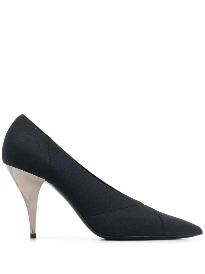 Casadei Neoprene Patch Pumps - Black