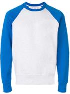 Ami Alexandre Mattiussi Bimaterial Sweatshirt - Grey