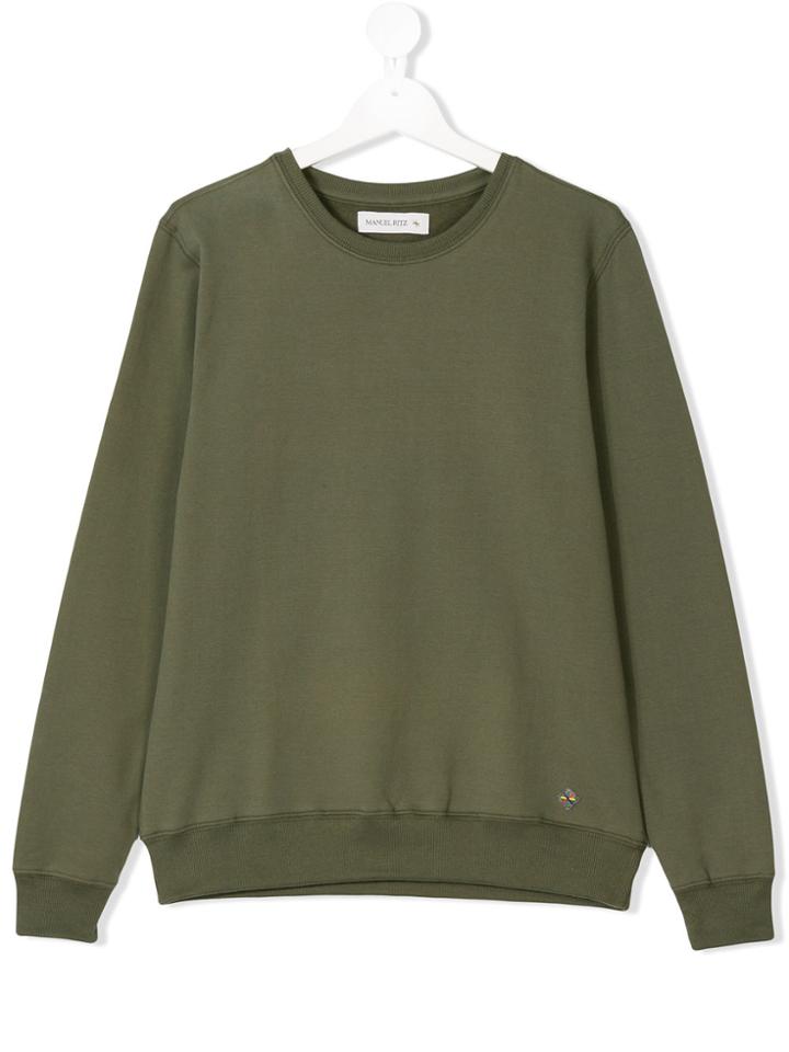 Manuel Ritz Kids Plain Sweatshirt - Green