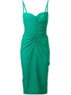 Pinko Ruched Front Dress - Green