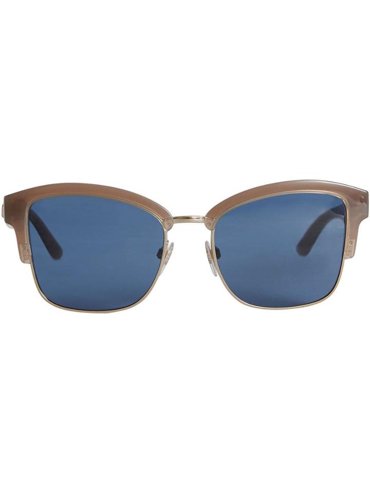 Burberry Doodle Square Frame Sunglasses - Neutrals
