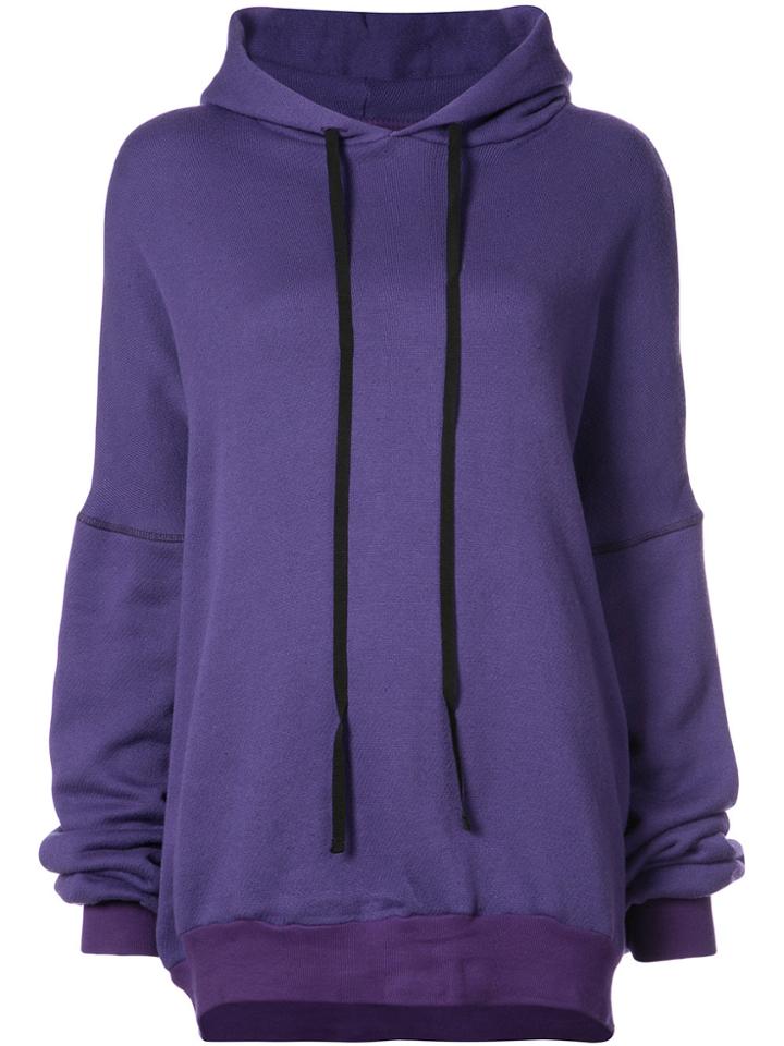 Unravel Project Oversized Hoodie - Pink & Purple
