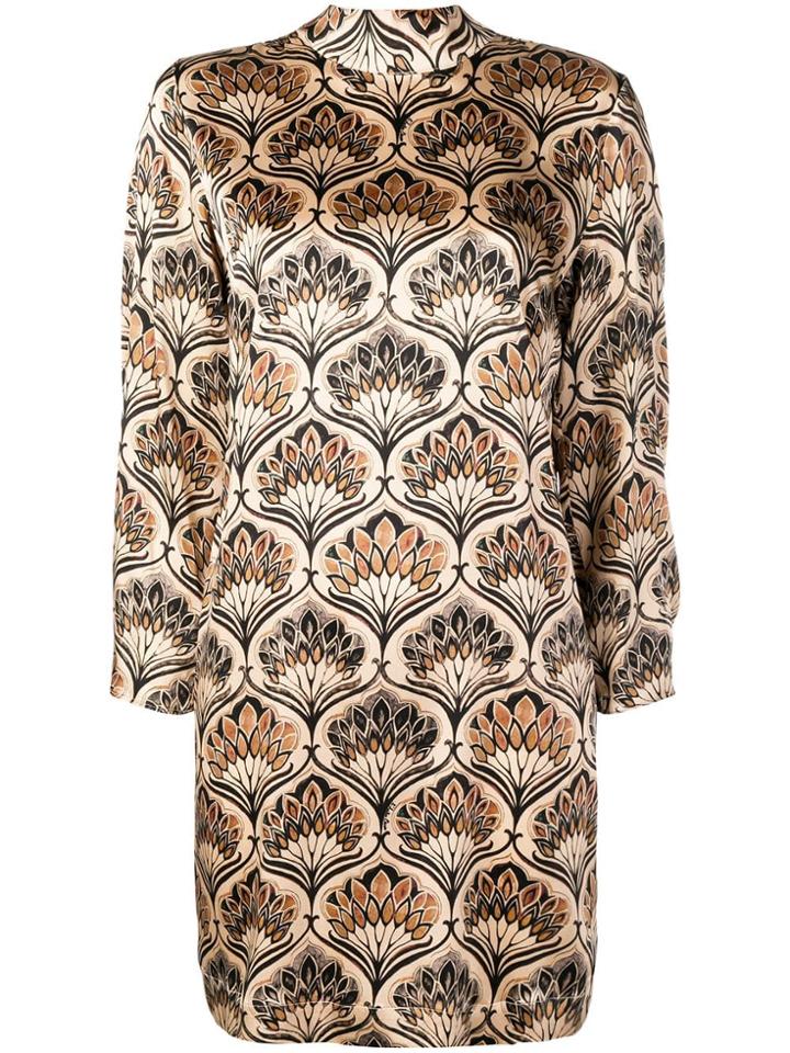 L'autre Chose Printed Dress - Neutrals