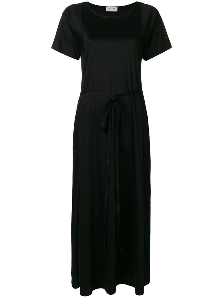 Lemaire Tied Waist Long Dress - Black