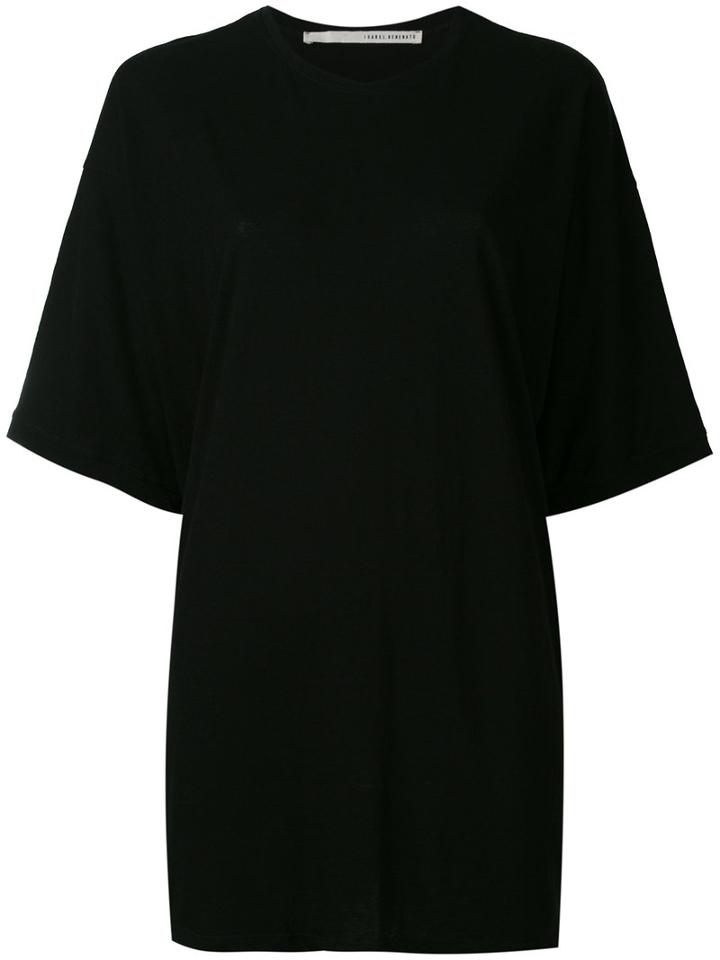 Isabel Benenato Loose-fit T-shirt, Women's, Size: 38, Black, Cotton