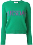 Alberta Ferretti Tuesday Jumper, Women's, Size: 42, Green, Cashmere/virgin Wool