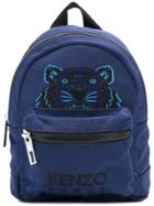 Kenzo Tiger Embroidered Mini Backpack - Blue