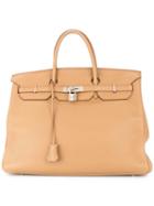 Hermès Pre-owned Birkin 40 Hand Bag Taurillon Clemence - Brown