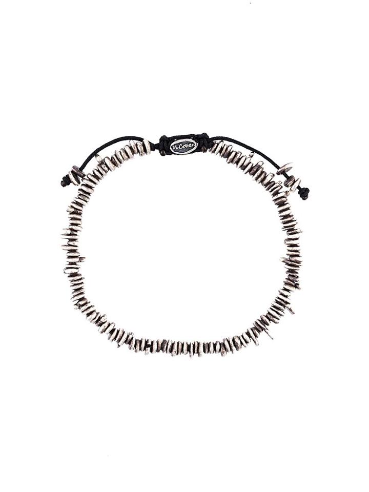 M. Cohen Beaded Bracelet, Men's, Size: Large, Metallic