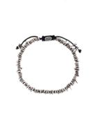M. Cohen Beaded Bracelet, Men's, Size: Large, Metallic