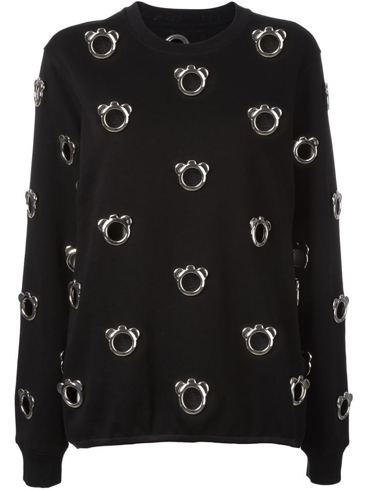 Nicopanda 'metal Head' Sweatshirt, Women's, Size: Medium, Black, Cotton/polyester
