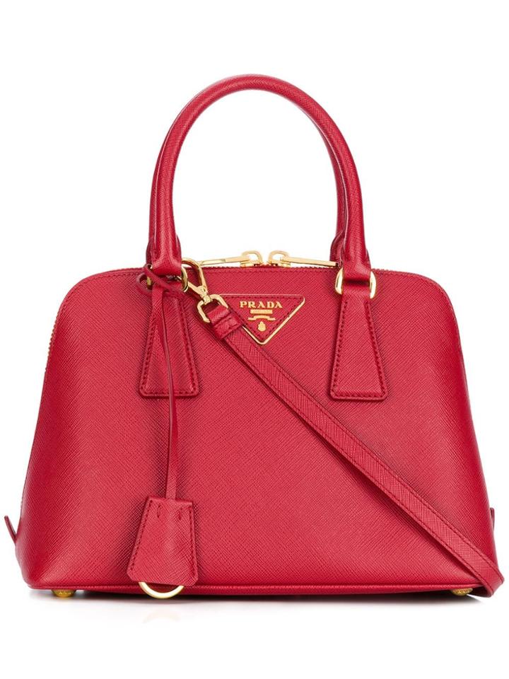 Prada Promenade Tote Bag - Red